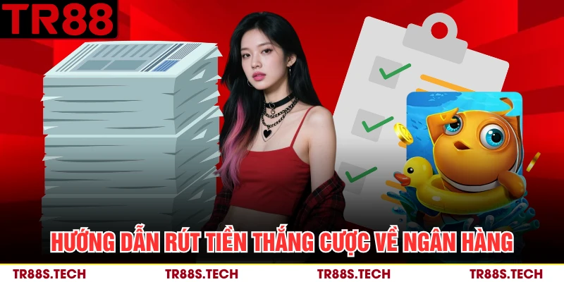 Hướng dẫn rút tiền thắng cược về ngân hàng
